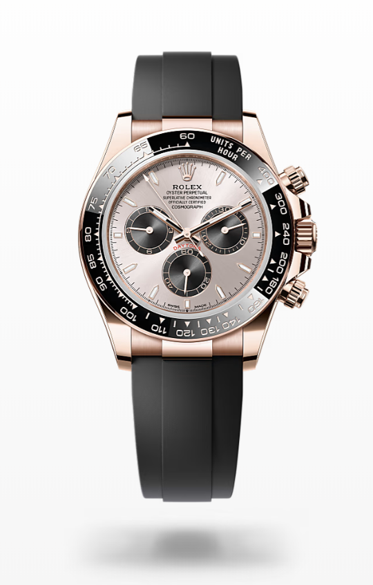 Rolex Cosmograph Daytona - Sundust and bright black - Everose gold, oysterflex Rolex Cosmograph Daytona