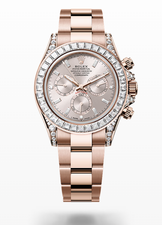 Rolex Cosmograph Daytona - Sundust set with diamonds Rolex Cosmograph Daytona Everose Gold and Diamonds