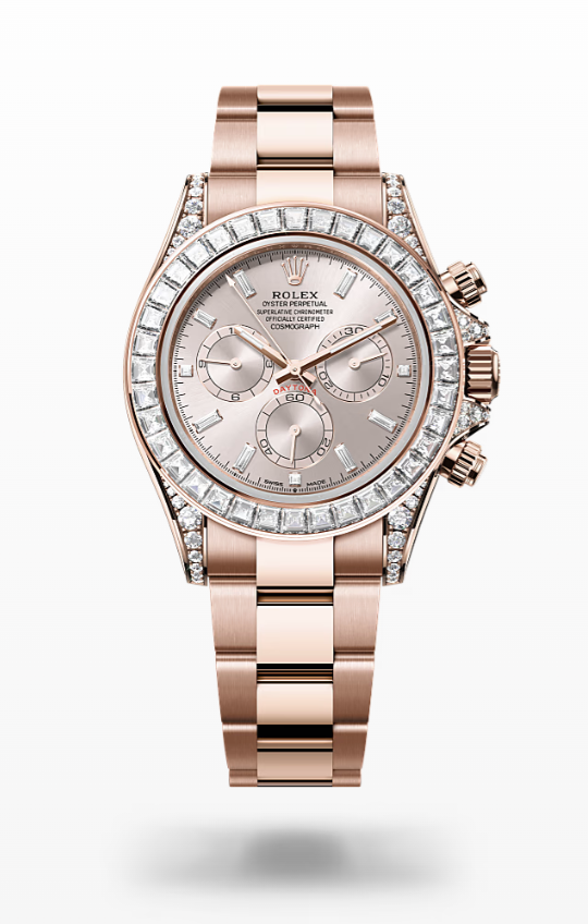 Rolex Cosmograph Daytona - Sundust set with diamonds Rolex Cosmograph Daytona Everose Gold and Diamonds
