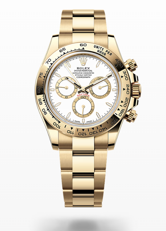 Rolex Cosmograph Daytona - White, golden counter rings Rolex Cosmograph Daytona Gold