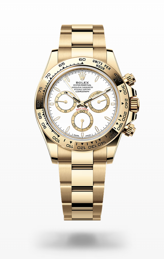 Rolex Cosmograph Daytona - White, golden counter rings Rolex Cosmograph Daytona Gold