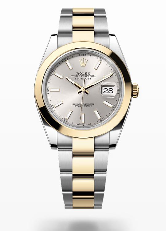 Rolex Date Just - Silver - Oystersteel and yellow gold, dial Rolex Datejust