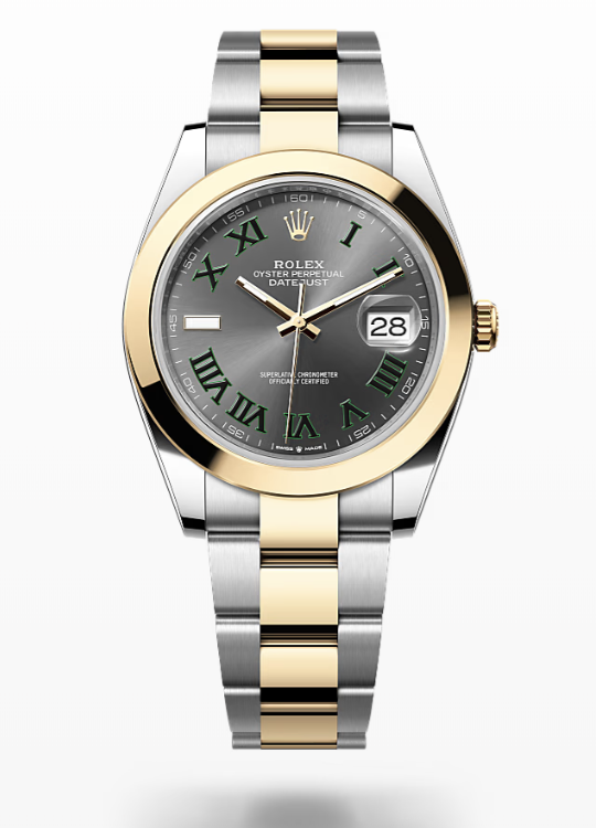 Rolex Date Just - Slate - Oystersteel and yellow gold, dial Rolex Datejust