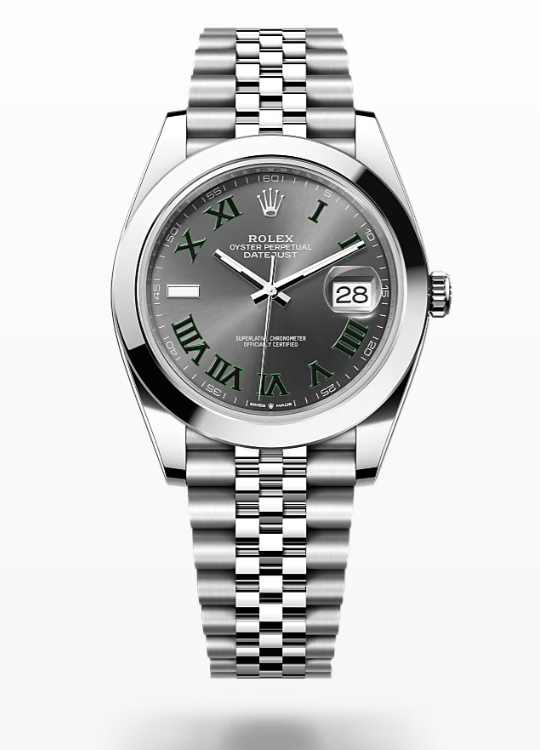 Rolex Date Just - Slate - Oystersteel, jubilee I Rolex Datejust