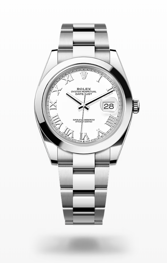 Rolex Date Just - White - Oystersteel I Rolex Datejust