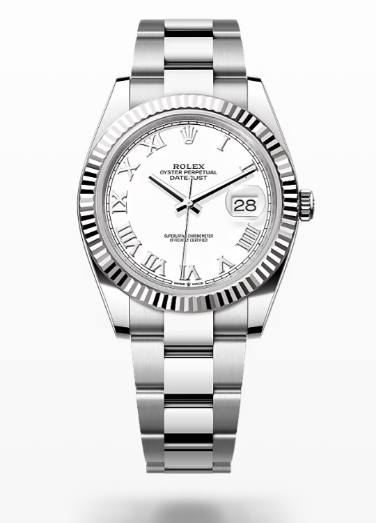 Rolex Date Just - White - Oystersteel and white gold - bezel I Rolex Datejust