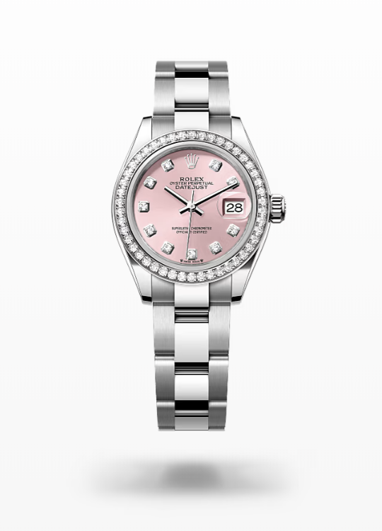 Rolex Lady-Datejust - Pink set with diamonds Rolex Lady-Datejust