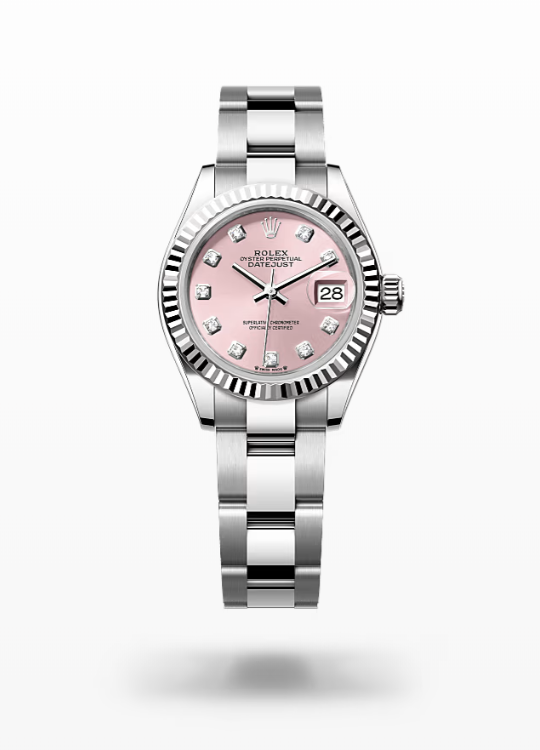 Rolex Lady-Datejust - Pink set with diamonds, bezel Rolex Lady-Datejust