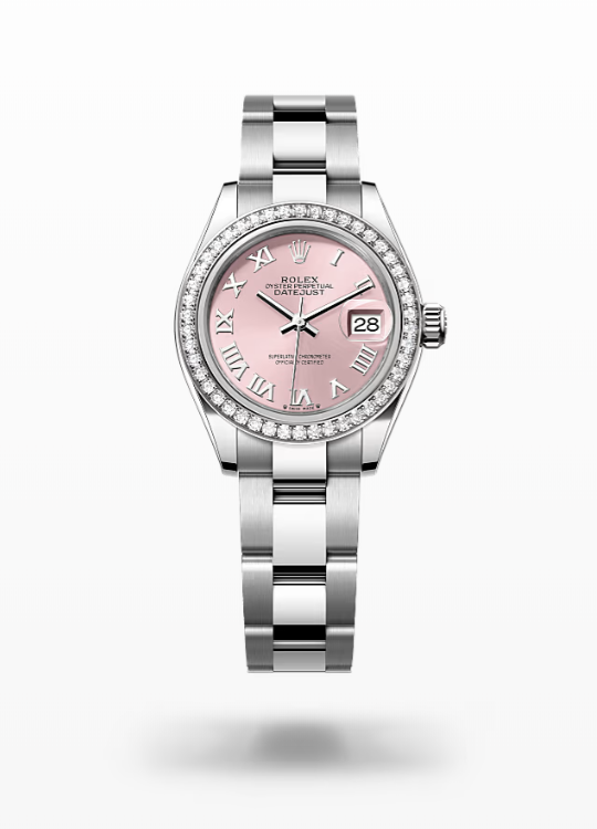 Rolex Lady-Datejust - Pink, white gold and diamonds Rolex Lady-Datejust