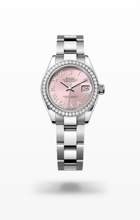 Rolex Lady-Datejust - Pink, white gold and diamonds Rolex Lady-Datejust