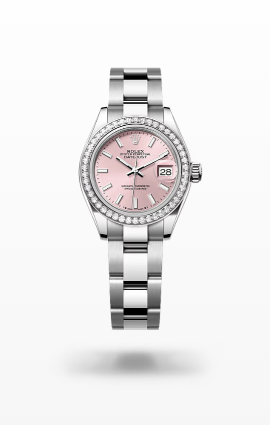 Rolex Lady-Datejust - Pink, white gold and diamonds Rolex Lady-Datejust