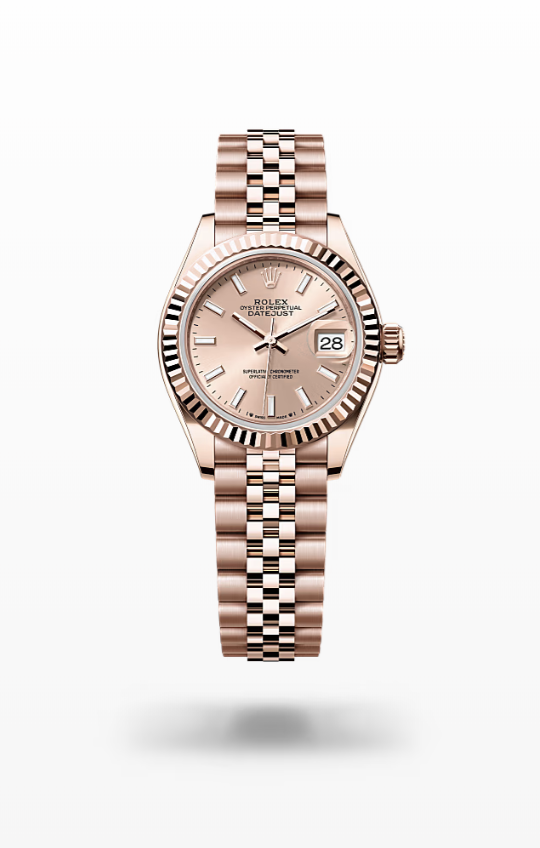 Rolex Lady-Datejust - Rosé-colour, Everose gold, jubilee Rolex Lady-Datejust Everose Gold