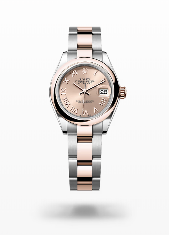 Rolex Lady-Datejust - Rosé-colour, oystersteel and Everose gold, dial Rolex Lady-Datejust Everose Gold
