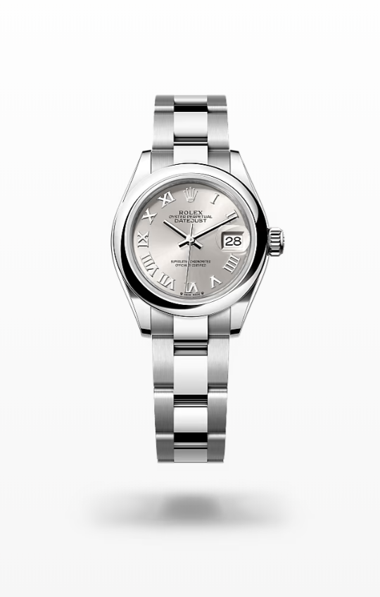 Rolex Lady-Datejust - Silver, oystersteel Rolex Lady-Datejust