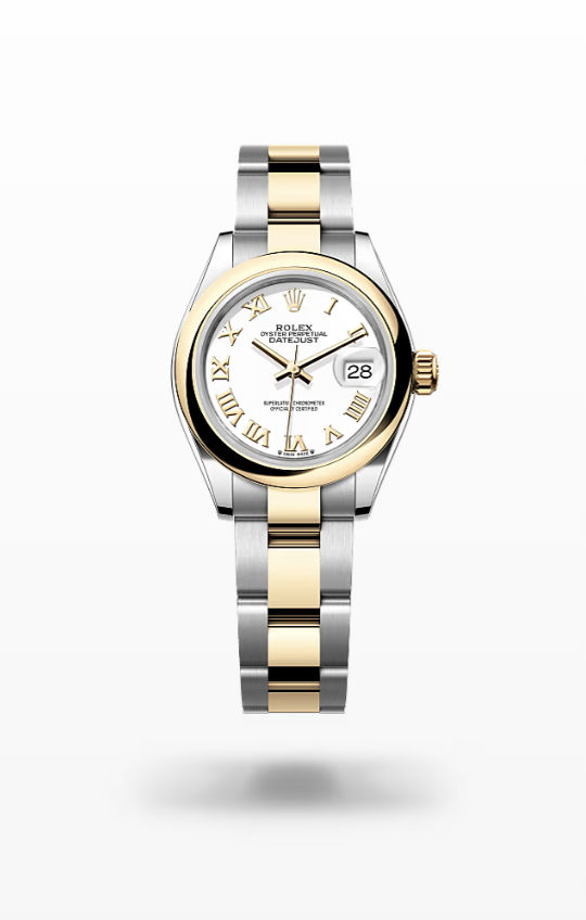 Rolex Lady-Datejust - White, Oystersteel and yellow gold Rolex Lady-Datejust
