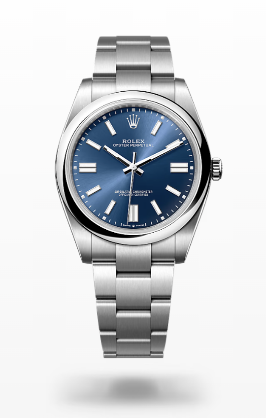 Rolex Oyster Perpetual - Bright blue Rolex Oyster Perpetual