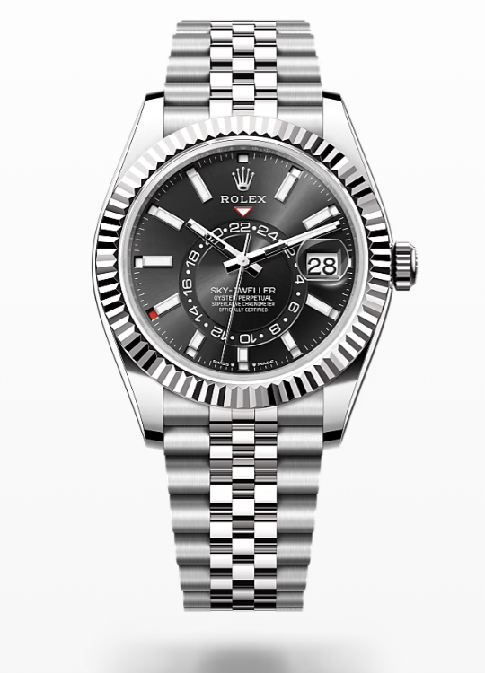 Rolex Sky-Dweller - Bright Black Jubilee Rolex Sky-Dweller White Gold