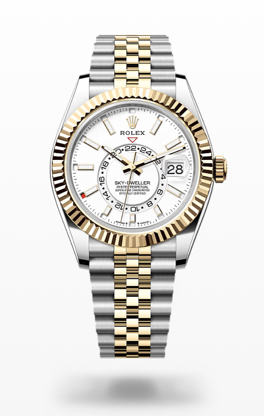 Rolex Sky-Dweller - Intense White, jubilee Rolex Sky-Dweller