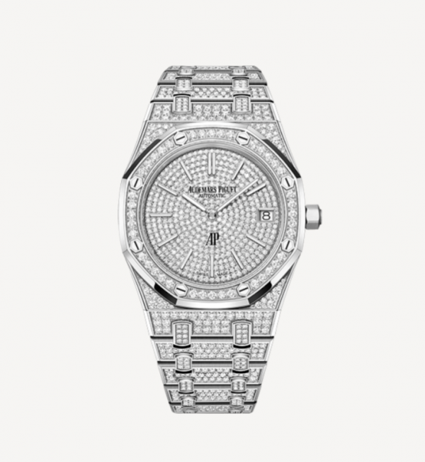 Royal Oak - Jumbo extra-thin - White gold and diamonds Audemars Piguet Diamond