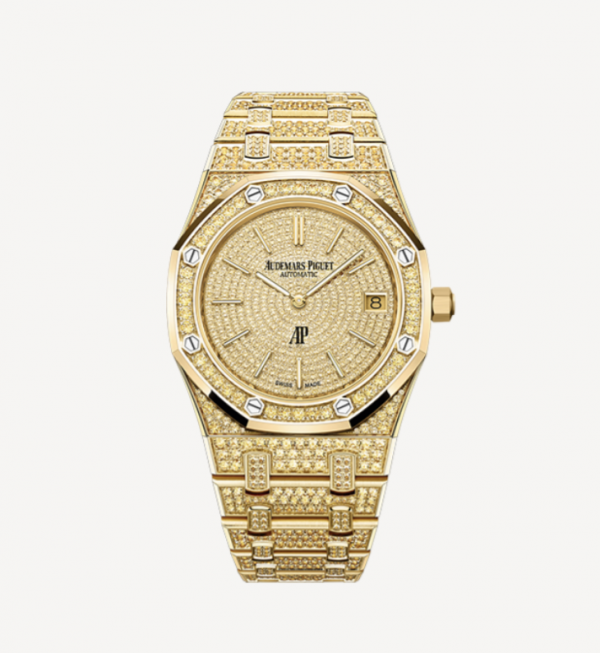 Royal Oak - Jumbo extra-thin - Yellow gold and diamonds Audemars Piguet Diamond