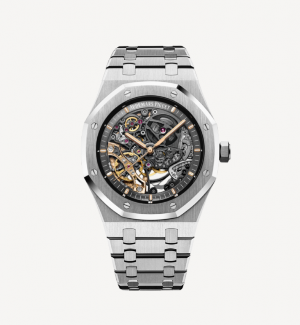 Royal Oak - Double balance wheel openworked - Stainless steel Audemars Piguet