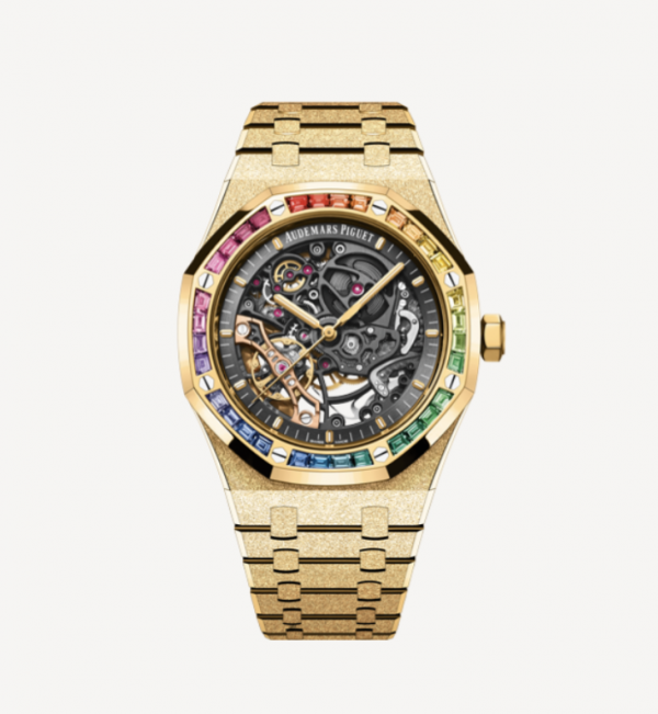 Royal Oak - Frosted Gold Double Balance Wheel Openworked - Yellow gold Audemars Piguet Yellow Gold
