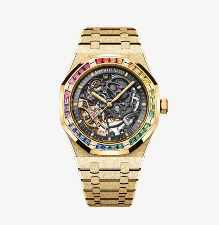 Royal Oak - Frosted Gold Double Balance Wheel Openworked - Yellow gold Audemars Piguet Yellow Gold