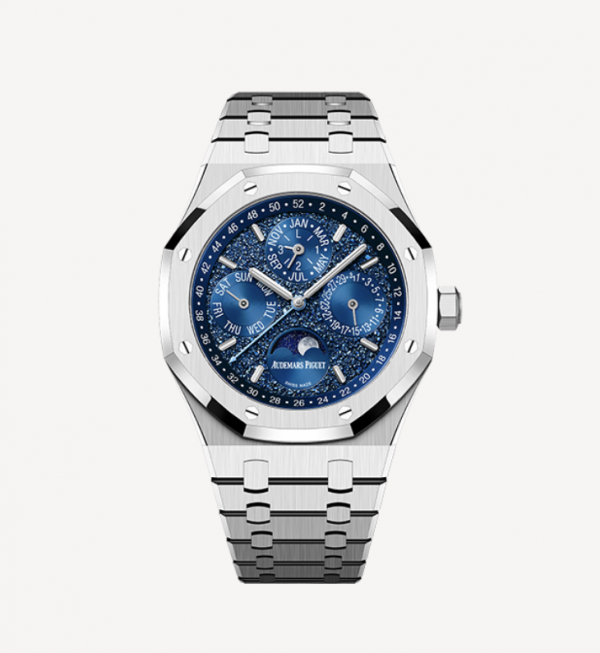Royal Oak - Perpetual calendar John Mayer, white gold Audemars Piguet Perpetual Calendar