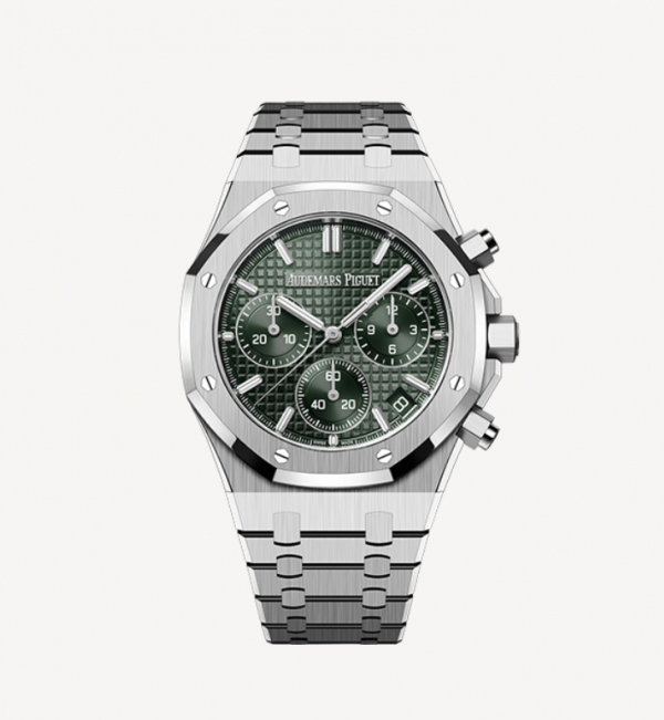 Royal Oak - Selfwinding Chronograph - Stainless steel, green dial Audemars Piguet