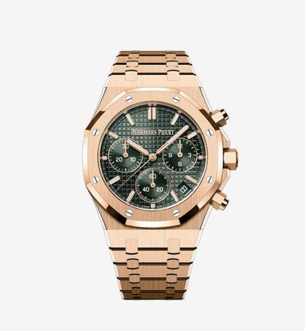 Royal Oak - Selfwinding Chronograph, green dial Audemars Piguet Pink Gold