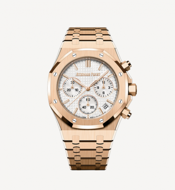Royal Oak - Selfwinding - Pink gold - White dial Audemars Piguet Pink Gold