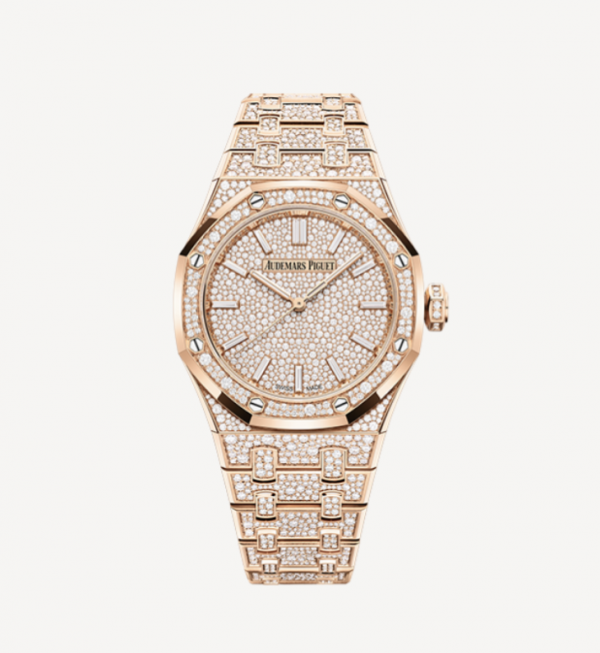 Royal Oak - Selfwinding - Pink gold and diamonds Audemars Piguet Diamonds