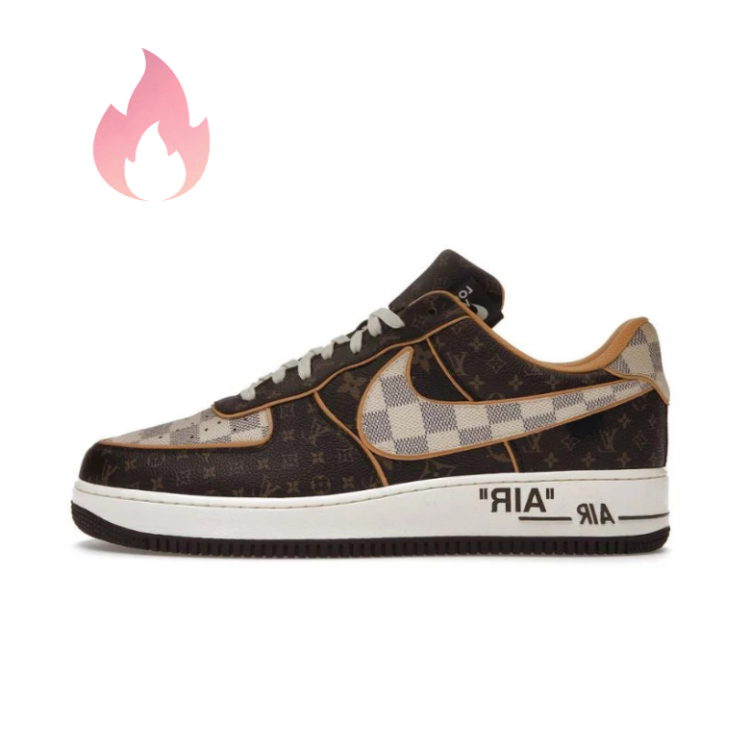 Nike Air Force 1 x Louis Vuitton- Brown