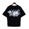 a3874921.jpeg Amiri Flowers T-Shirt - Black