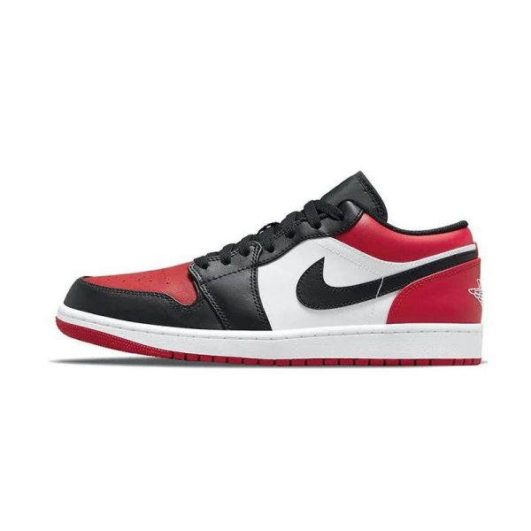 air-jordan-1-low-bred-toe.jpg Air Jordan 1 Low- Bred Toe