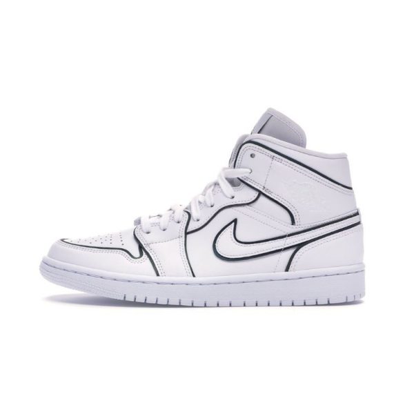 xr:d:DAFmkUkWp4Q:301,j:7078943340433632799,t:23112814 Air Jordan 1- Mid Iridescent Reflective White