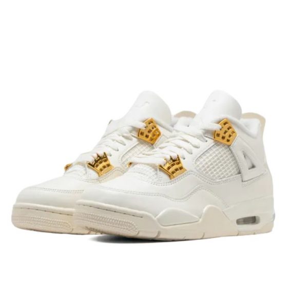 Air Jordan 4- Metallic Gold