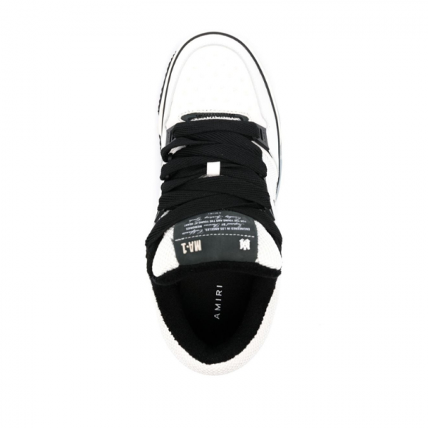 amiri-shoes-6.png Amiri High Sneakers MA-1 - White Black