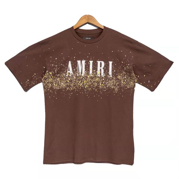 fcba9b2f.jpeg Amiri Spark T-Shirt - Brown