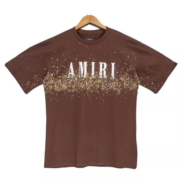 Amiri Spark T-Shirt - Brown
