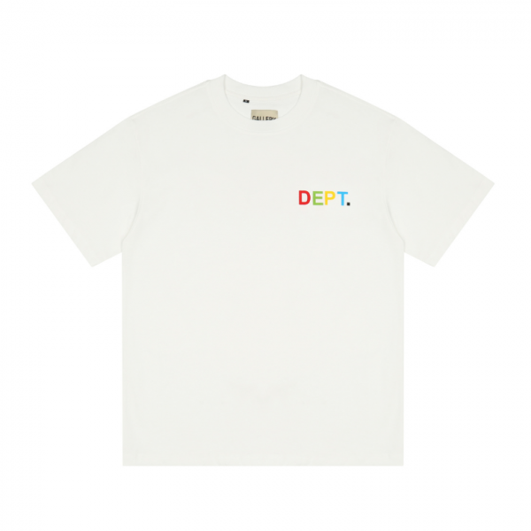 gallery-dept-shirt-6.png Gallery Dept Classic - White Rainbow