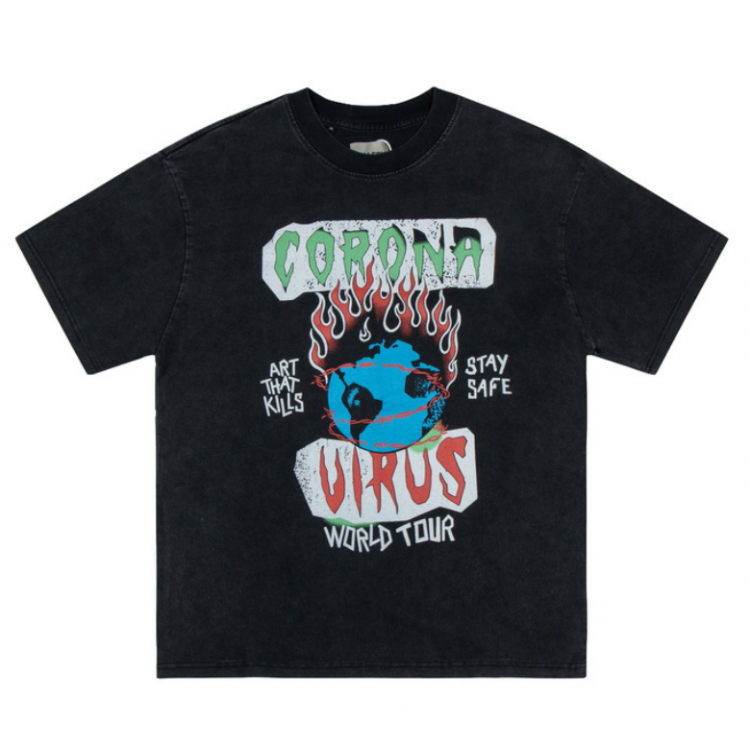gallery-dept-shirt-canvas-13.png Gallery Dept T-Shirt - World Tour Black