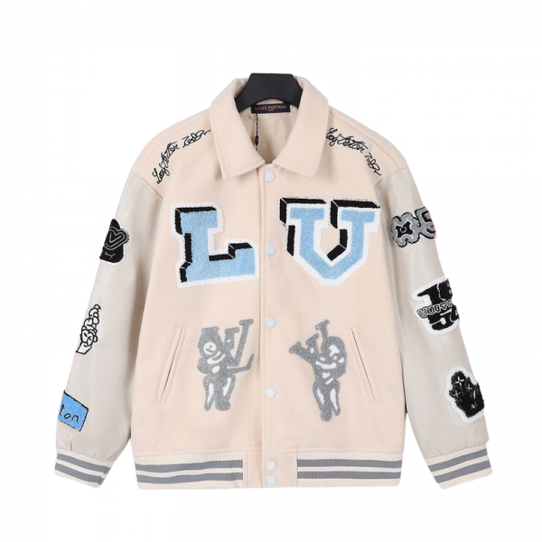 Louis Vuitton Bomber- Bugs Bunny Cream Varsity