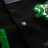 Louis Vuitton- Green Leather Varsity