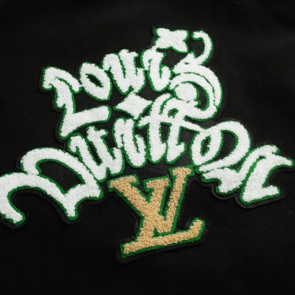 Louis Vuitton- Green Leather Varsity
