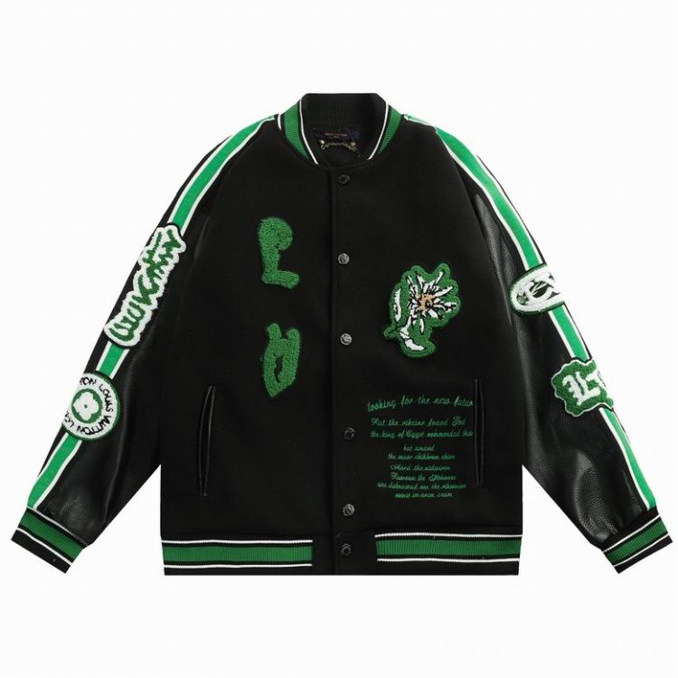 louis-vuitton-green-leather-varsity-4.jpg Louis Vuitton- Green Leather Varsity