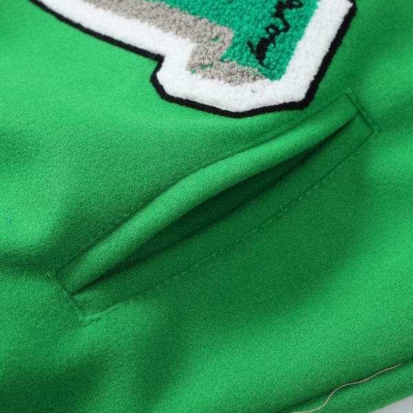 Louis Vuitton- Leather Varsity Green