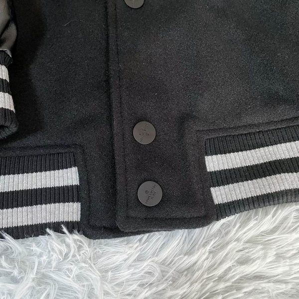 louis-vuitton-monogram-embossed-leather-and-wool-blouson-2.jpeg Louis Vuitton- Monogram Embossed Leather and Wool Blouson