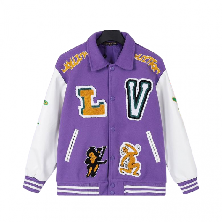 louis-vuitton-multi-patches-mixed-leather-varsity-blouson.png Louis Vuitton- Multi-Patches Mixed Leather Varsity Blouson