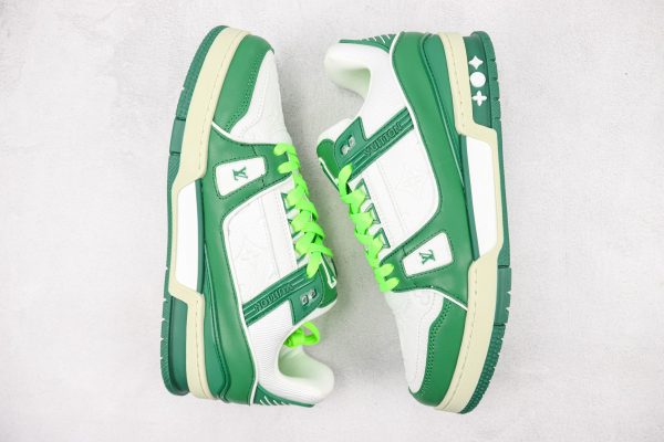 lv-trainer-sneaker-low-green-5.jpg LV Trainer Sneaker Low - Green
